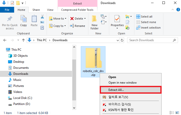 Click on Install