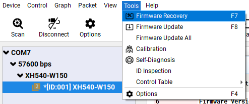 DYNAMIXEL Wizard 2.0