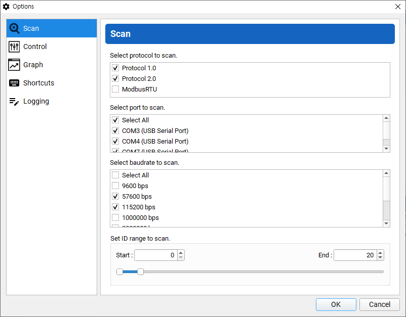 DYNAMIXEL Wizard 2.0